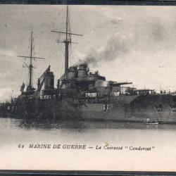 CPA - MARINE DE GUERRE -Le Cuirasse " Condorcet "  N°3741