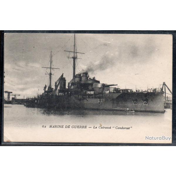CPA - MARINE DE GUERRE -Le Cuirasse " Condorcet "  N3741
