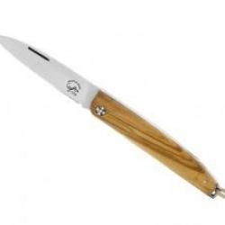 Couteau Salamandra lame acier inox 1.4116 manche 10 cm olivier.