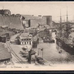CPA - Marine -BREST - Le Château  N°3742