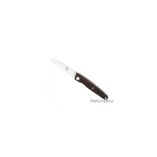 Couteau Salamandra  lame acier D2  cran intrieur manche 9,5 cm ziricote.