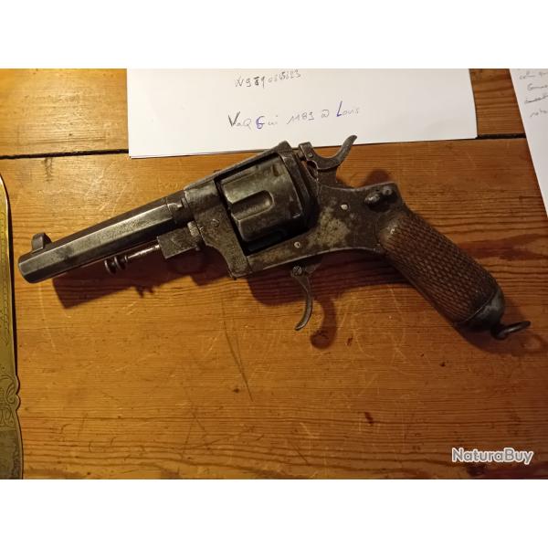 Revolver glisenti modle 1889castelli brescia 1917