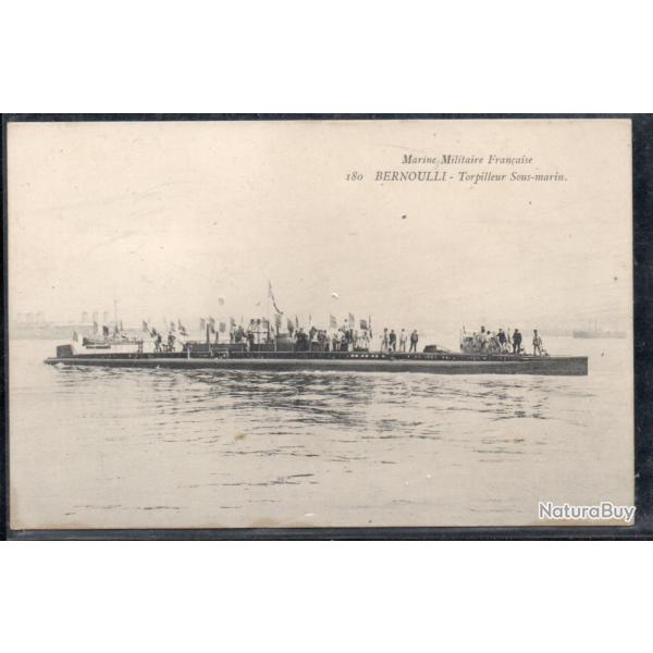 CPA - Marine Militaire Franaise -  BERNOULLI- Torpilleur Sous - marin N3744
