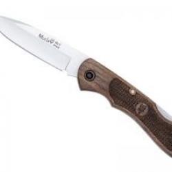 Couteau Muela BX lame à cran acier inox X50CrMoV15 manche en noyer +étui