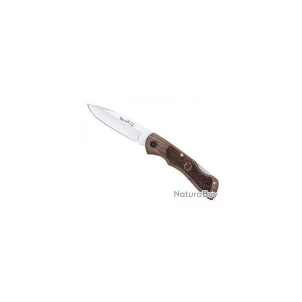 Couteau Muela BX lame  cran acier inox X50CrMoV15 manche en noyer +tui