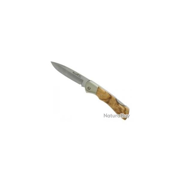 Couteau Muela BX lame  cran acier inox X50CrMoV15 manche en olivier +tui