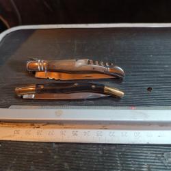 Couteau pliant artisanal lot de deux