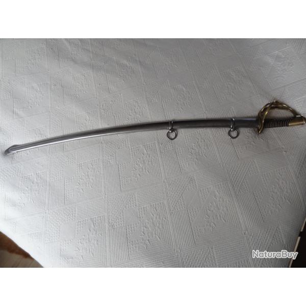 SABRE DE CAVALERIE LEGERE Mle 1822 FOURREAU 2 ANNEAUX DE BELIERE