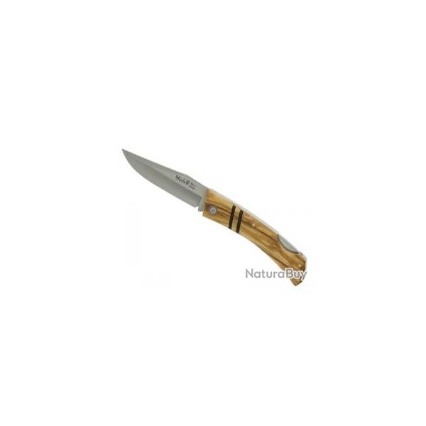 Couteau Muela ZX lame  cran acier inox X50CrMoV15 manche en olivier +tui