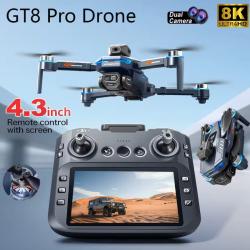 PROMO ...Nouveau DRONE PRO 2025 GT8 GPS 8K professionnel HD 360 ° Double caméra 5G WIFI