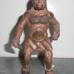 VINTAGE FIGURINE HOMME NEANDERTHAL PREHISTORIQUE 1997 Safari LTD United Exhibits