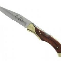Couteau Muela GL lame à cran acier inox X50CrMoV15 manche en stamina