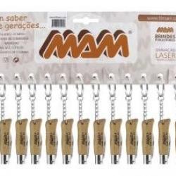 Lot de 12 canifs porte-clés MAM lame inox