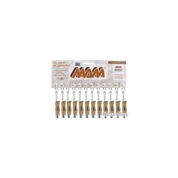 Lot de 12 canifs porte-cls MAM lame inox