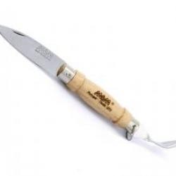 Couvert camping M.A.M. fourchette et lame 6 cm inox