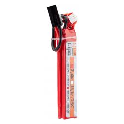 2 sticks batterie Lipo 2S 7.4V 1300mAh 25C T DEAN