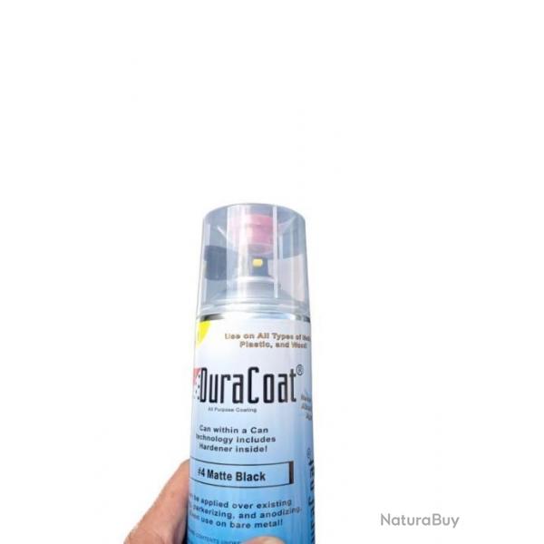 Bombe peinture Duracoat MATTE BLACK
