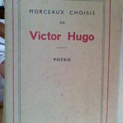 Morceaux choisis de Victor Hugo - Librairies Delagrave -