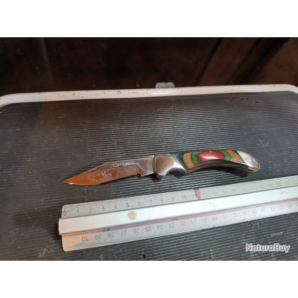 Vintage couteau pliant chasse