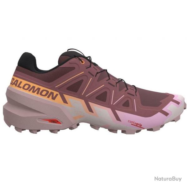 Chaussure de Trail Femme Salomon "Speedcross 6" 40 2/3 Rose