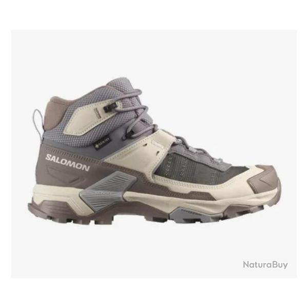 Chaussure de Randonne Femme Salomon X Ultra 5 Mid GTX W Rose ple