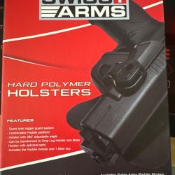 Holster ceinture cqc mp9/mp40 droitiers