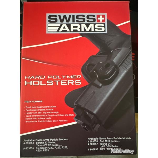 Holster ceinture cqc mp9/mp40 droitiers