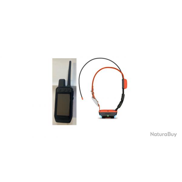 Garmin pack Alpha 200F avec un collier T20F + coque+ verre tremp + sac Gris Noires