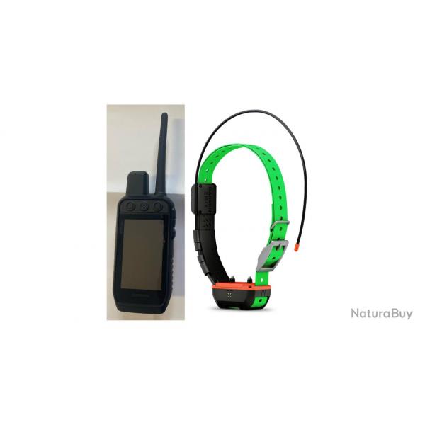 Garmin pack Alpha 200F avec un collier TT25F + coque silicone + verre tremp + sac + carte topo Garm
