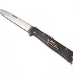 Couteau Otter MERCATOR lame acier inox 1.4034 avec cran au dos avec marquage doré « K55K »
