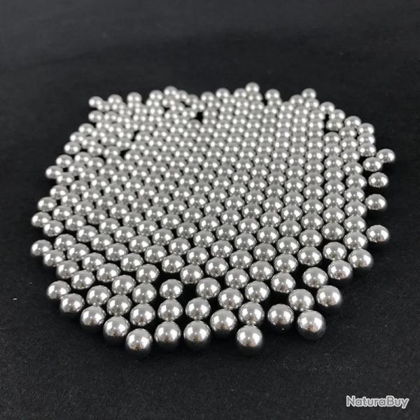 Lot 100 Billes Acier 6mm pour Fronde, Lance-Pierre et Pistolet Airsoft Rsistantes et Prcises