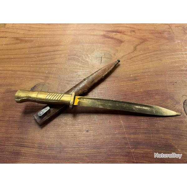 baionette allemande tout bronz de parade