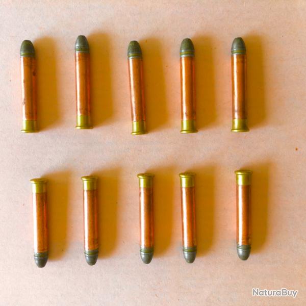 Lot de 10 cartouches 6 mm extra long percussion annulaire