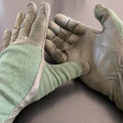 Gants longs, pilote de chasse, type rafale