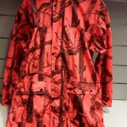 MANTEAU DE PLUIE  DE BATTUE VERNEY CARRON "MILLAU GHOST" CAMO BLASE NEUF