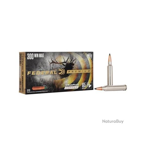 Munitions Federal Premium Ogive Trophy Bonded Tip - Cal. 300 Win. Mag - 180 grains