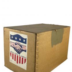 Carton militaire original U.S.  United States off american (WWII / Guerre froide) (boite vide)