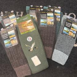 magnifique lot de 7 paires de chaussettes saint liebault 39/42 neuve destockage chasse enchere