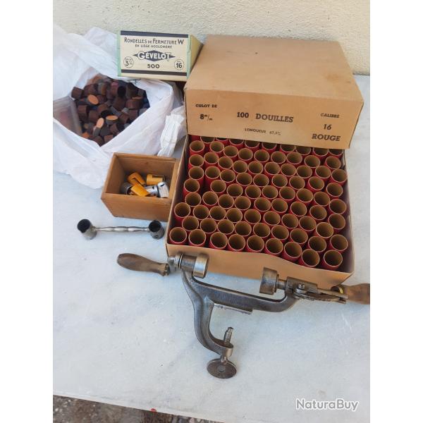rechargement cal 16 lot