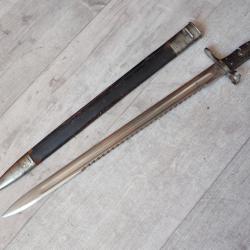 161120 Baïonnette Suisse pour fusil VETTERLI.