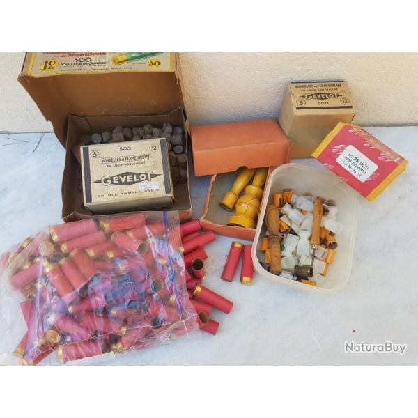 rechargement cal 12 lot