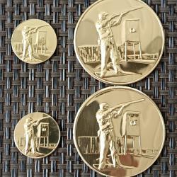LOT INSERTS POUR MEDAILLES MOTIF CHASSE
