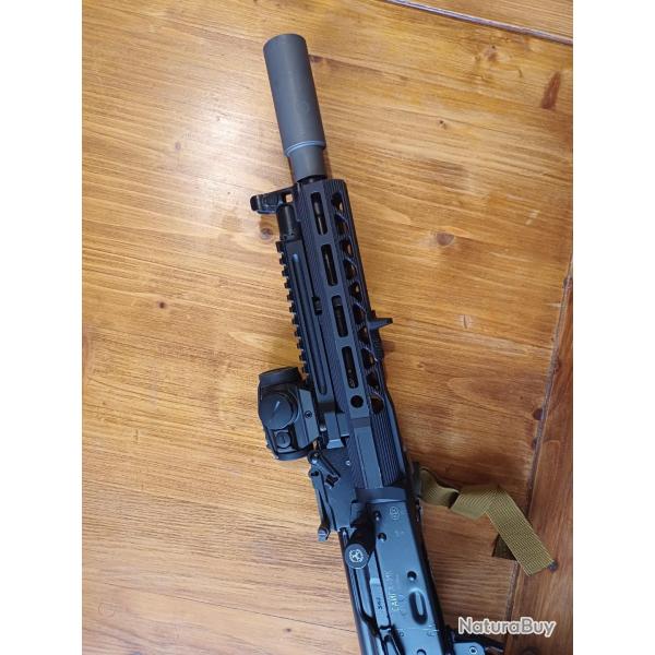 Garde main picatinny/mlok pour ak haut + bas Armacon