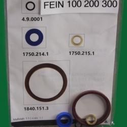 Kit entretien joints pour pistolet FEINWERKBAU Model 100 - 102 - 103