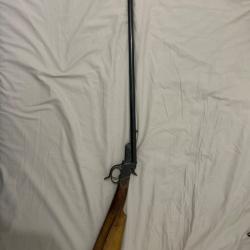 Carabine artisanale allemande mono coup en 9 mm Flobert
