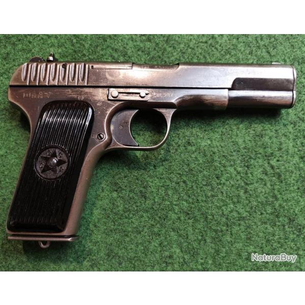 Pistolet TOKAREV TT-30 - Fabrication Russe 1935 - 7,62 x 25 Tokarev - 18480 (Occasion - Rvis/test