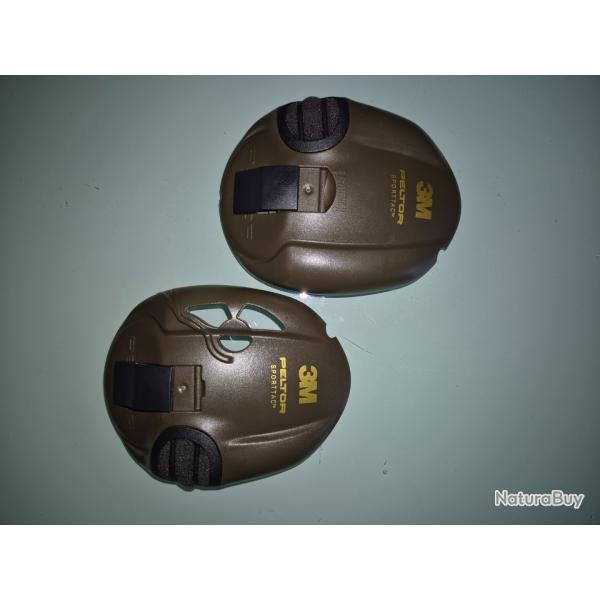 Coque Peltor 3m sportac verte