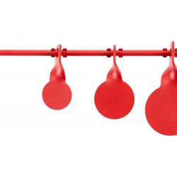 Cible suspendue 3 gongs pour arbre 3 mm métal