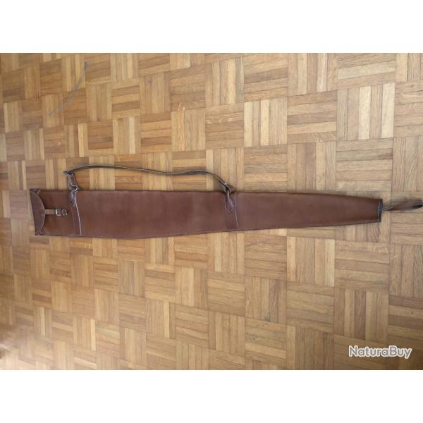 FOURREAU CUIR POUR FUSIL OU EXPRESS 120 CMS