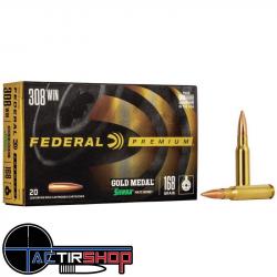 Munition Fedéral 308 168 Gr Sierra Matchking par 20